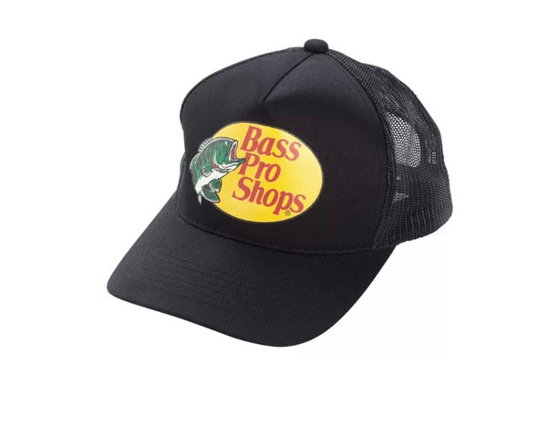 BASS PRO SHOPS MESH CAP (BLACK) (RP)