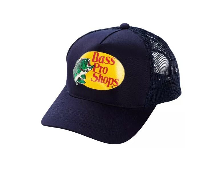 BASS PRO SHOPS MESH CAP (NAVY) (RP) – Mafmatiks